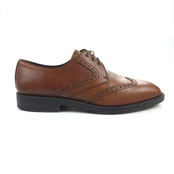 SALVATORE FERRAGAMO Tramezza Wingtip Oxford Brown Leather Old Money Quiet Luxury main image 10